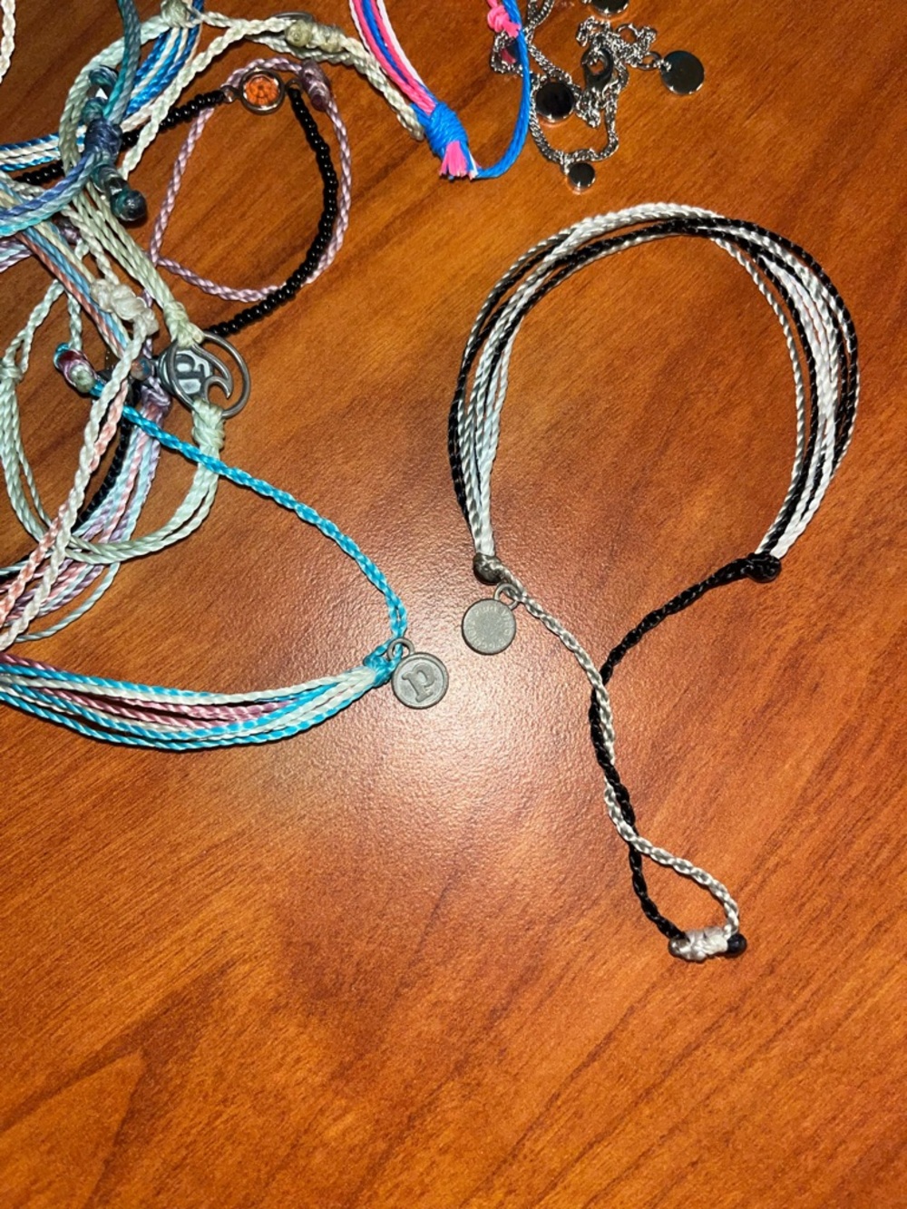 Pura Vida Assorted Bracelet Stack in Yellow, Blue, Pink, Black, Cream - Picture 3 of 3